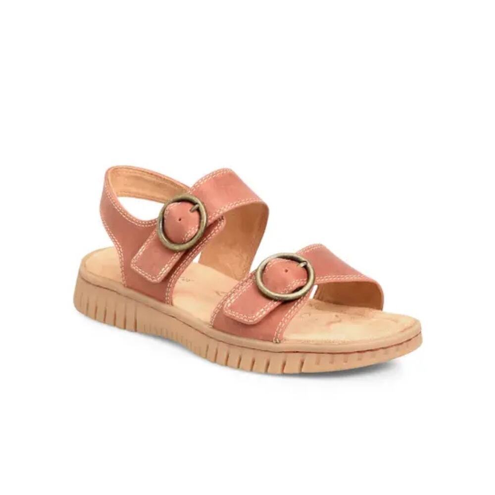 Comfortiva Copley Wedge Sandal in Red Size 7